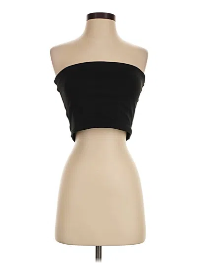 Pre-owned Express Tube Top Black Strapless Neckline Tops