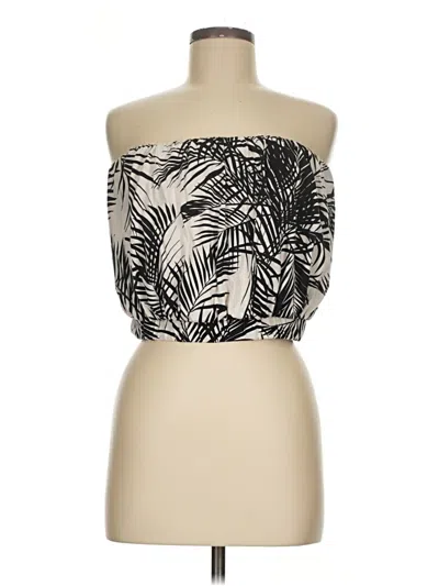 Pre-owned Express Tube Top Black Strapless Neckline Tops