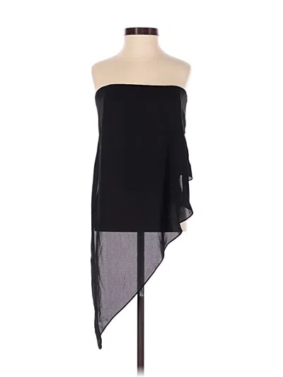 Pre-owned Express Tube Top Black Strapless Neckline Tops