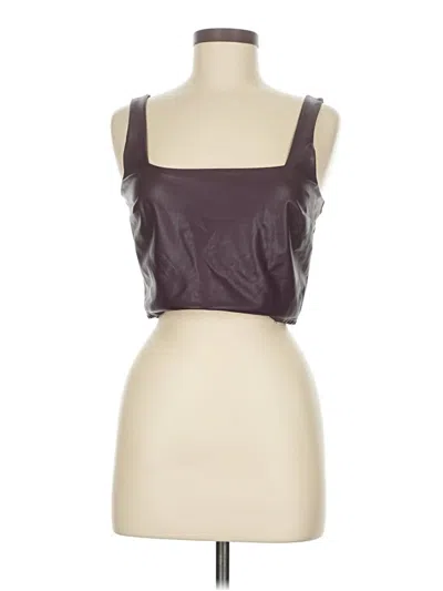 Pre-owned Express Tube Top Brown Strapless Neckline Tops