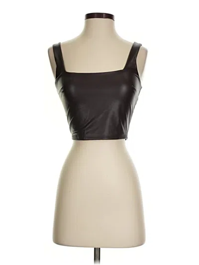 Pre-owned Express Tube Top Brown Strapless Neckline Tops