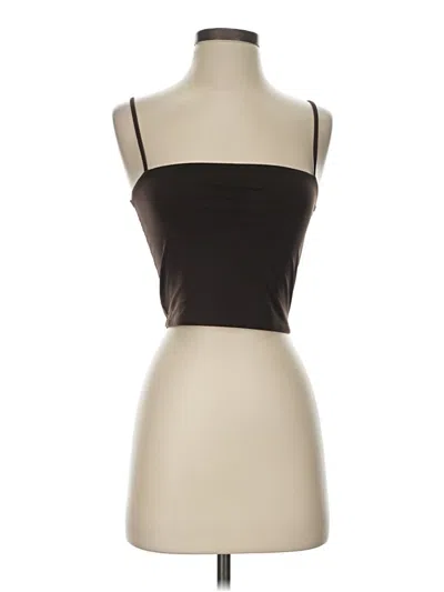 Pre-owned Express Tube Top Brown Strapless Neckline Tops