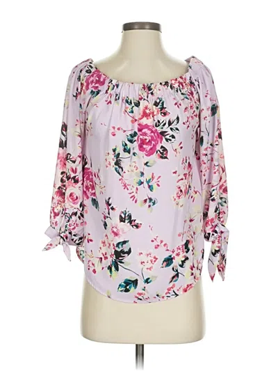 Pre-owned Express Tube Top Pink Strapless Neckline Tops