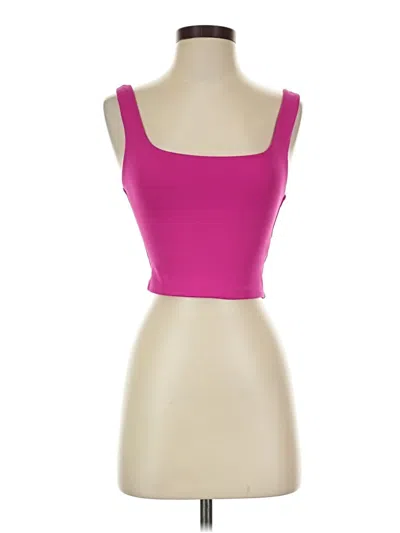 Pre-owned Express Tube Top Pink Strapless Neckline Tops