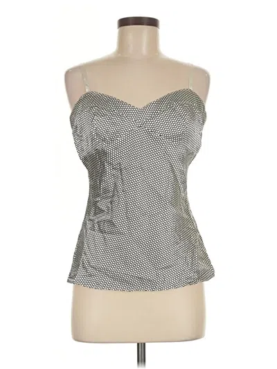 Express Tube Top Silver Strapless Neckline Tops
