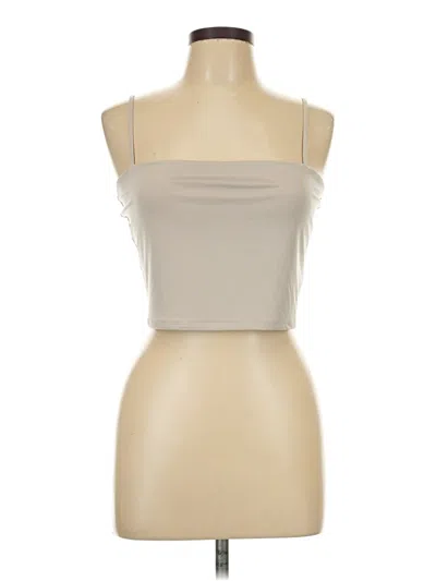 Pre-owned Express Tube Top Tan Strapless Neckline Tops