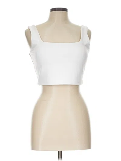 Pre-owned Express Tube Top White Strapless Neckline Tops