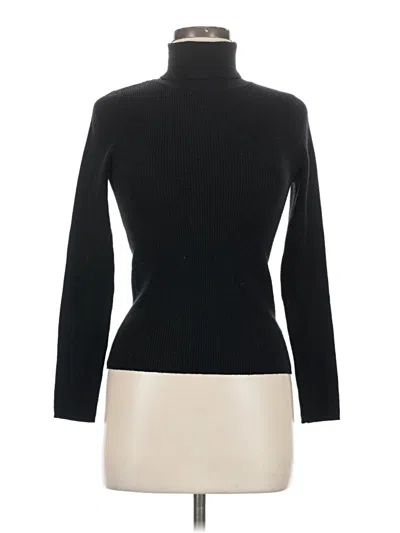 Pre-owned Express Turtleneck Sweater In Black