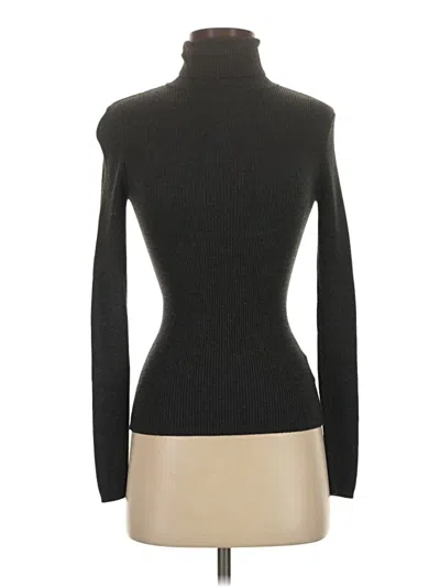 Pre-owned Express Turtleneck Sweater In Black