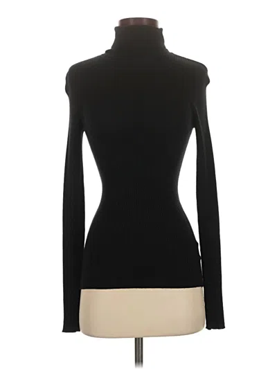 Pre-owned Express Turtleneck Sweater In Black