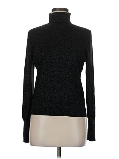 Pre-owned Express Turtleneck Sweater In Black