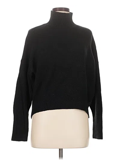 Pre-owned Express Turtleneck Sweater In Black