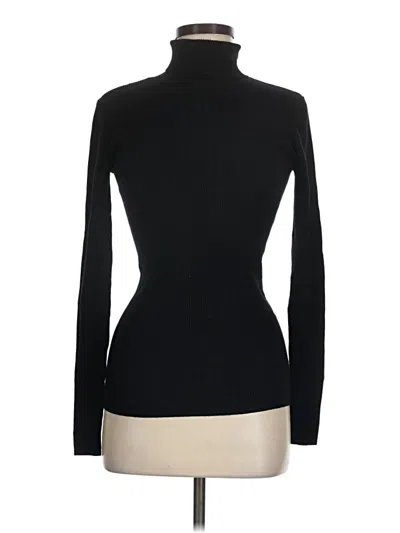 Pre-owned Express Turtleneck Sweater In Black