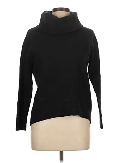 Pre-owned Express Turtleneck Sweater In Black