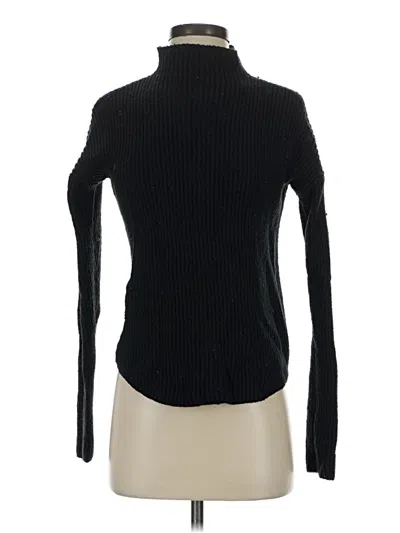 Pre-owned Express Turtleneck Sweater In Black
