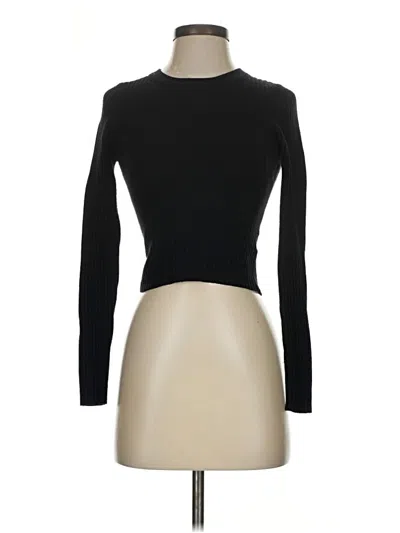 Pre-owned Express Turtleneck Sweater In Black
