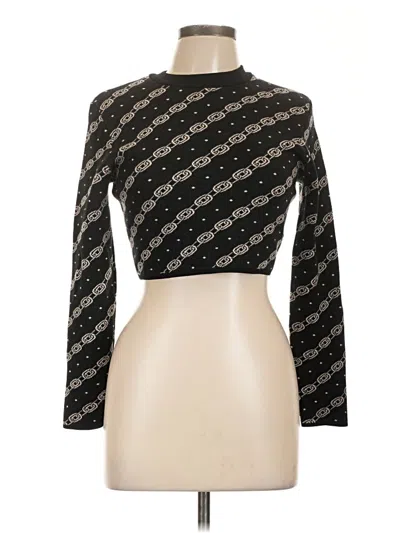 Pre-owned Express Turtleneck Sweater In Black