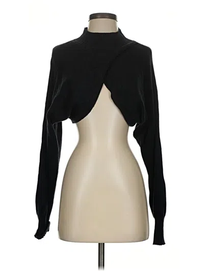 Pre-owned Express Turtleneck Sweater In Black
