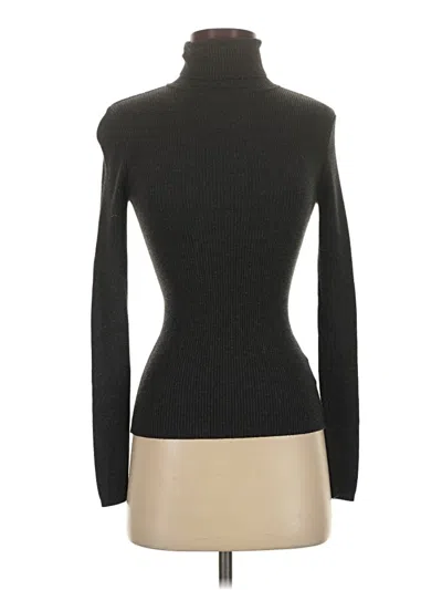 Pre-owned Express Turtleneck Sweater In Black
