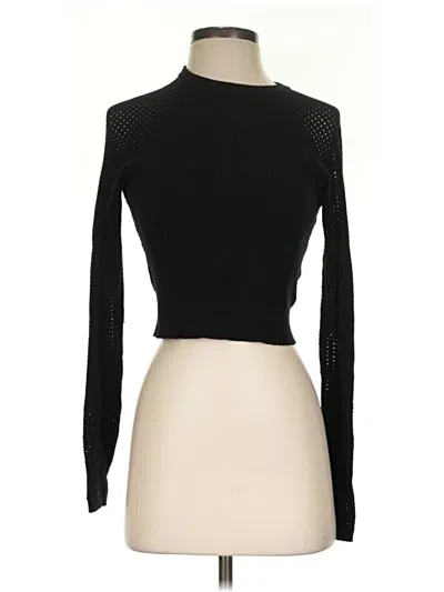 Pre-owned Express Turtleneck Sweater In Black