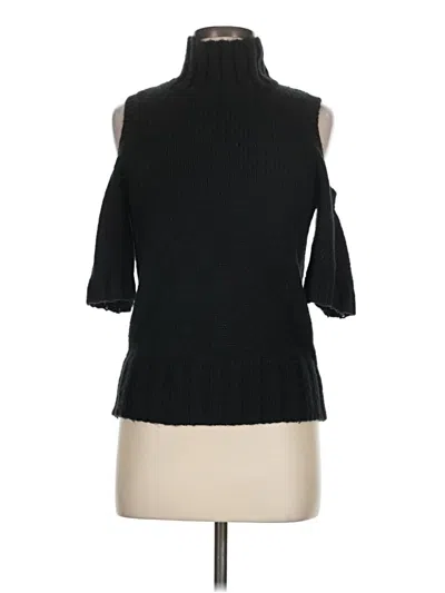 Pre-owned Express Turtleneck Sweater In Black