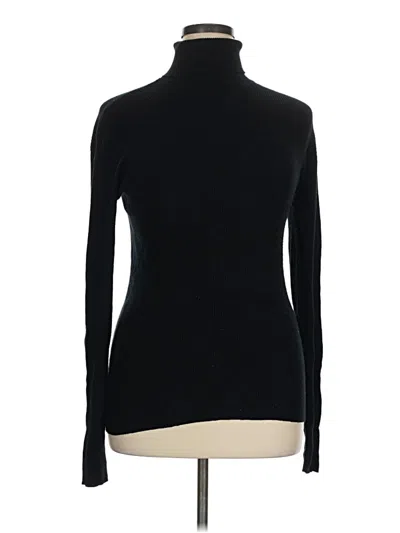 Pre-owned Express Turtleneck Sweater In Black