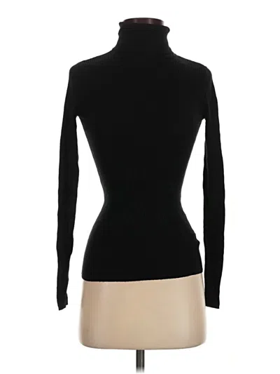 Pre-owned Express Turtleneck Sweater In Black