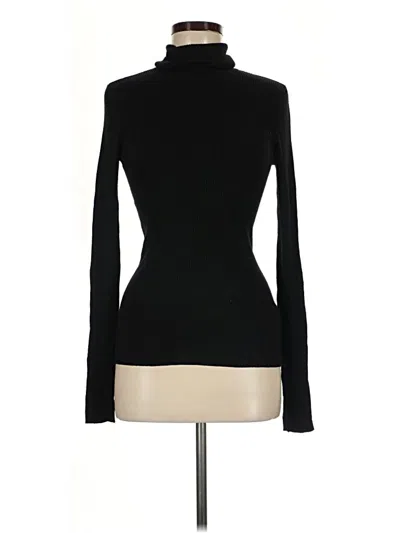Pre-owned Express Turtleneck Sweater In Black