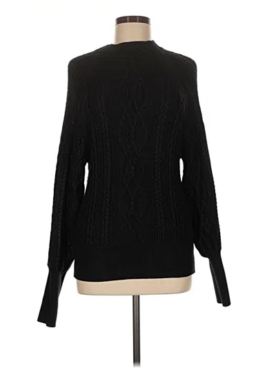 Pre-owned Express Turtleneck Sweater In Black