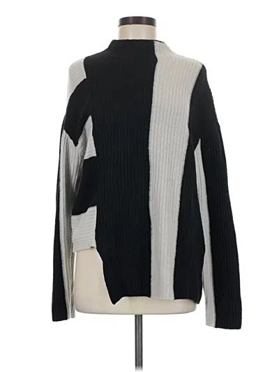 Pre-owned Express Turtleneck Sweater In Black