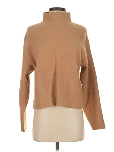 Pre-owned Express Turtleneck Sweater In Brown