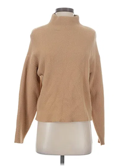 Pre-owned Express Turtleneck Sweater In Brown