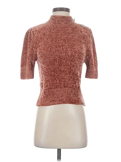 Pre-owned Express Turtleneck Sweater In Brown