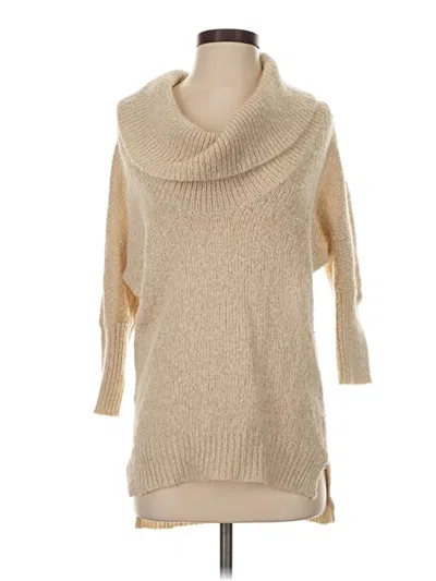 Pre-owned Express Turtleneck Sweater In Brown