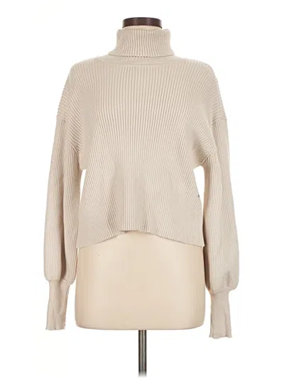 Pre-owned Express Turtleneck Sweater In Brown