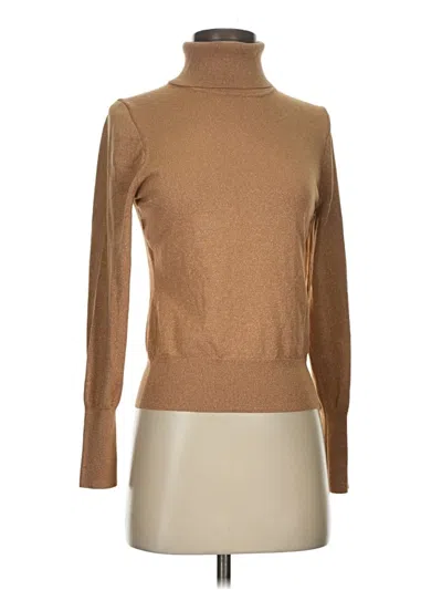 Pre-owned Express Turtleneck Sweater In Brown