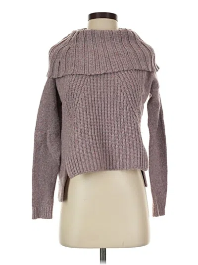 Pre-owned Express Turtleneck Sweater In Brown