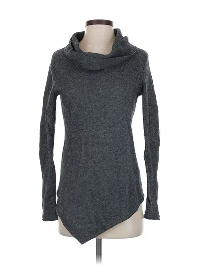 Pre-owned Express Turtleneck Sweater In Gray