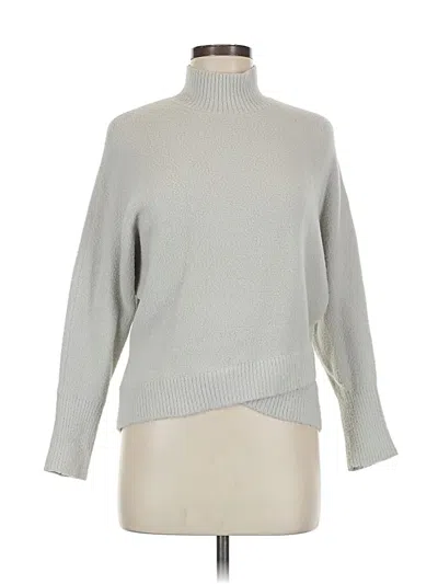 Pre-owned Express Turtleneck Sweater In Gray