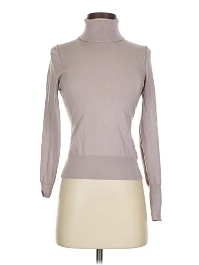 Pre-owned Express Turtleneck Sweater In Gray