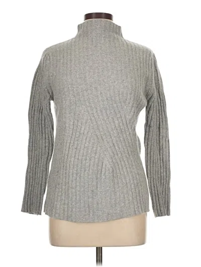 Pre-owned Express Turtleneck Sweater In Gray