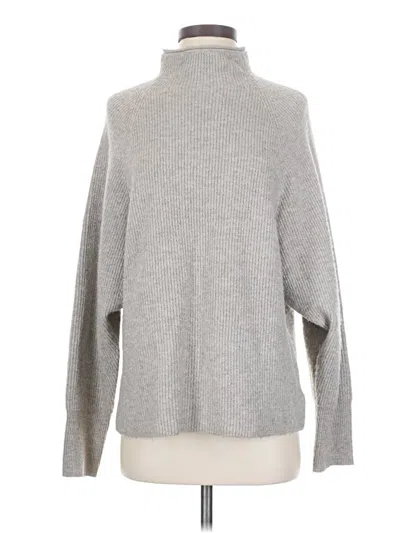 Pre-owned Express Turtleneck Sweater In Gray