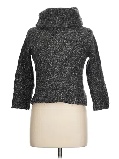 Pre-owned Express Turtleneck Sweater In Gray