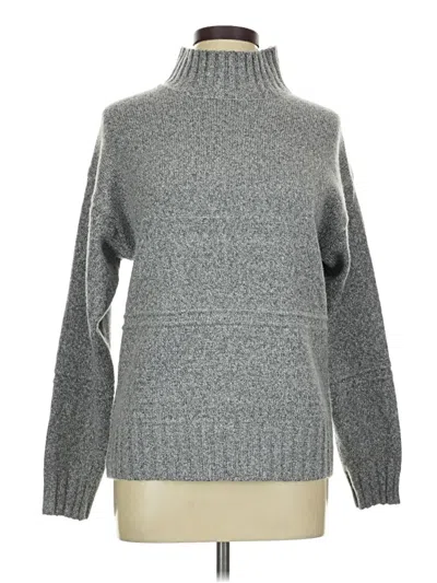 Pre-owned Express Turtleneck Sweater In Gray