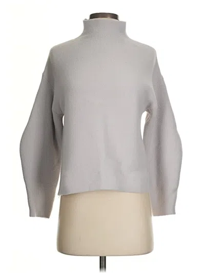 Pre-owned Express Turtleneck Sweater In Gray