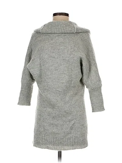 Pre-owned Express Turtleneck Sweater In Gray