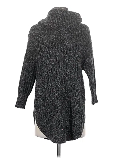 Pre-owned Express Turtleneck Sweater In Gray
