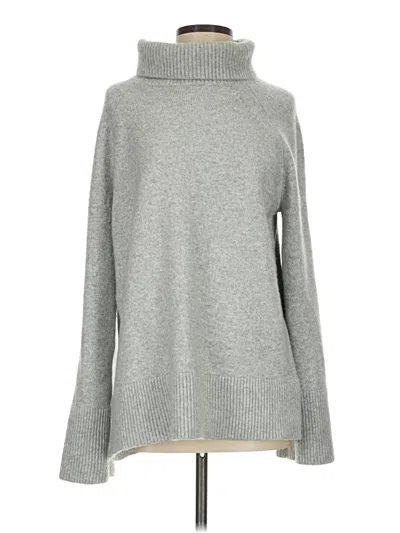 Pre-owned Express Turtleneck Sweater In Gray