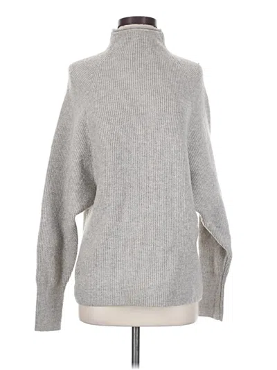 Pre-owned Express Turtleneck Sweater In Gray