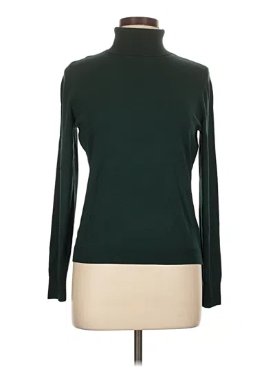 Pre-owned Express Turtleneck Sweater In Green